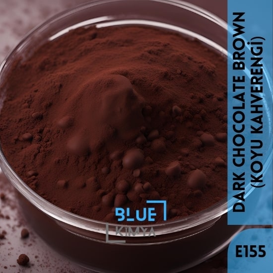 Dark Chocolate Brown E155 Koyu Kahverengi Toz Gıda Boyası